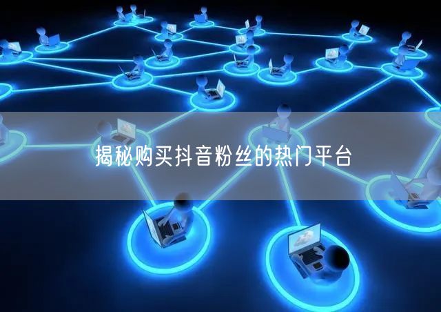 揭秘购买抖音粉丝的热门平台