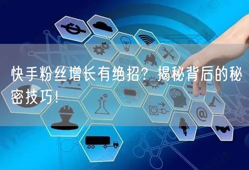 快手粉丝增长有绝招？揭秘背后的秘密技巧！